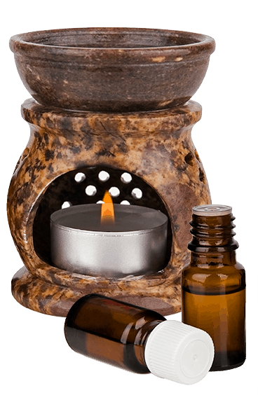 Kociołek ze świeczką, podgrzewający olejek - aromaterapia.